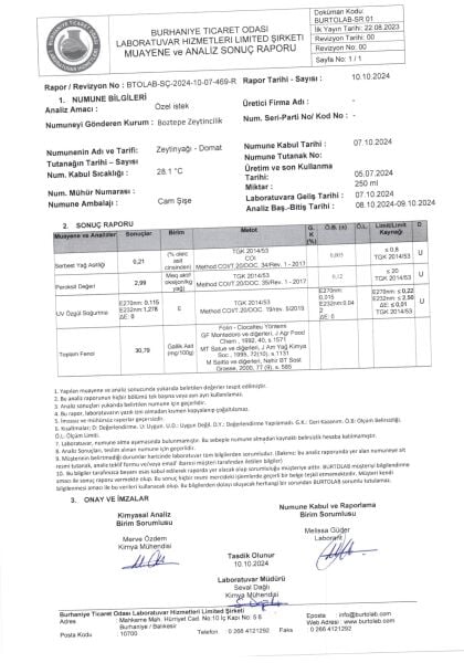 500 ml Erken Hasat Natürel Sızma Zeytinyağı (2025/26) – Soğuk Sıkım, Filtresiz Damak Sefası 0,2 Asit