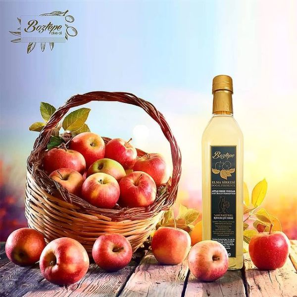 Boztepe 500 ML Elma Sirkesi Doğal Fermente Cam