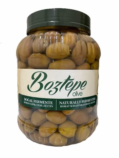 Domat Kırma Yeşil Zeytin Doğal Fermente 2000 cc