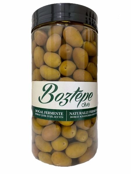 Domat Kırma Yeşil Zeytin Doğal Fermente 1500 cc