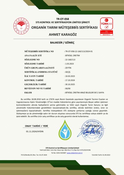 2 lt (2024/25) Erken Hasat Natürel Sızma Zeytinyağı Soğuk Sıkım Filtresiz